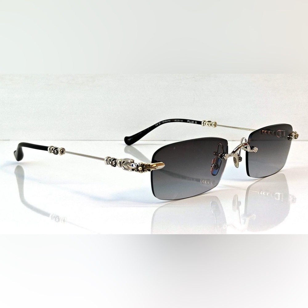 Chrome hearts flower cross sunglasses